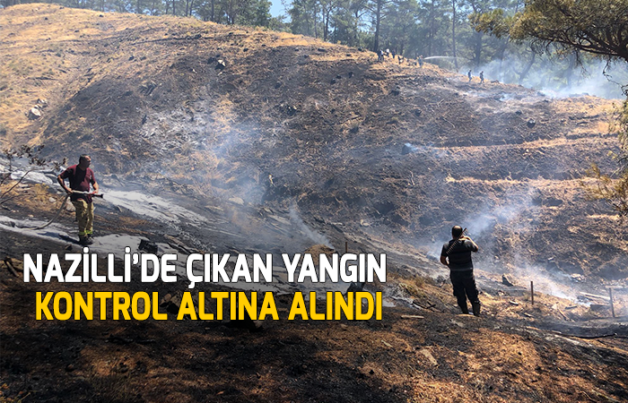 Nazilli’de çıkan yangın kontrol altına alındı