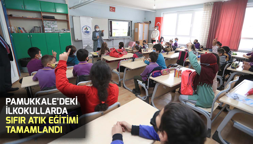 Pamukkale’deki İlkokullarda Sıfır Atık Eğitimi Tamamlandı