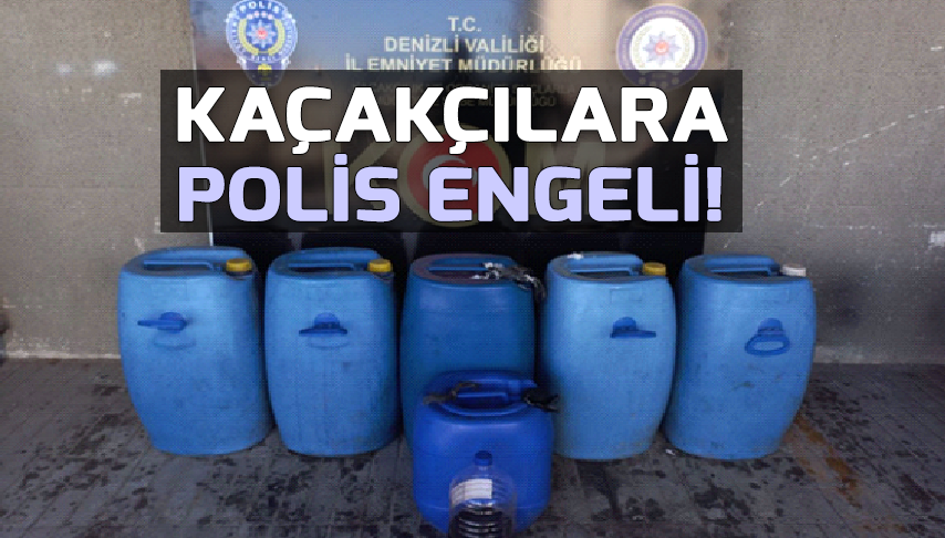 Kaçakçılara Polis Engeli!