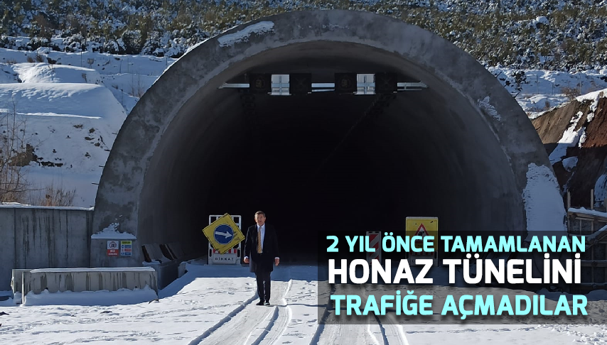 2 Yıl Önce Tamamlanan Honaz Tünelini  Trafiğe Açmadılar