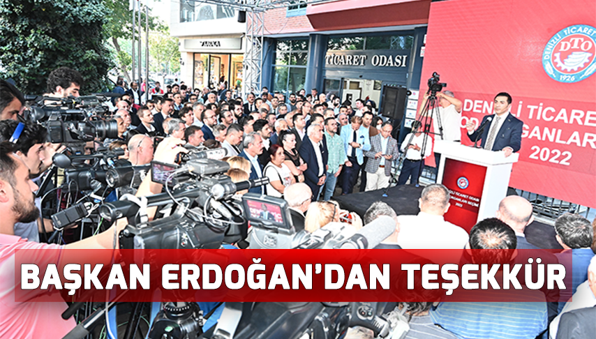 Başkan Erdoğan’dan üyelerine teşekkür