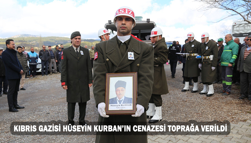Çamelili Kıbrıs Gazisi son yolculuğuna askeri törenle uğurlandı