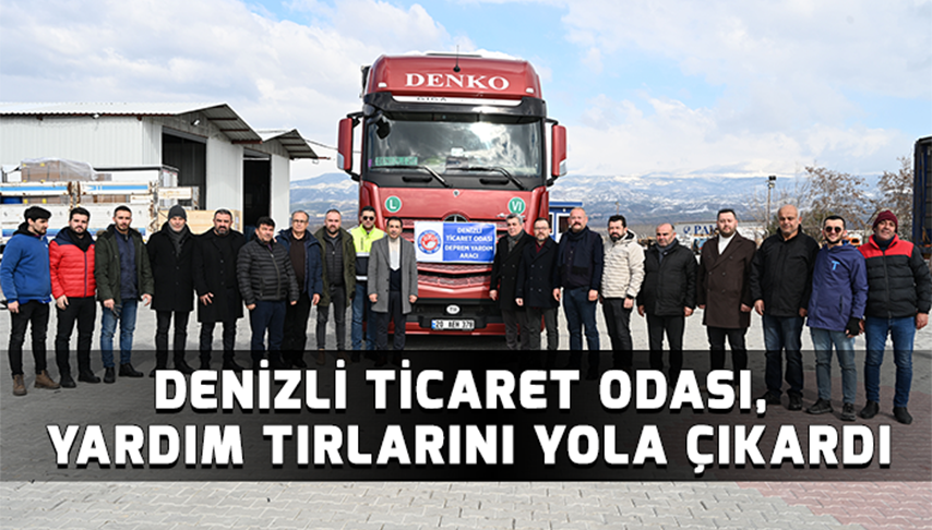 DTO, Yardım Tırlarını Yola Çıkardı
