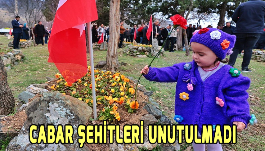 Cabar şehitleri unutulmadı