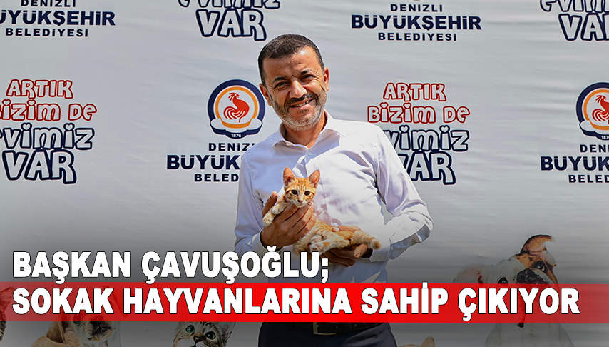 Başkan Çavuşoğlu; Sokak hayvanlarına sahip çıkıyor