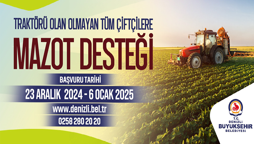 mazot desteği