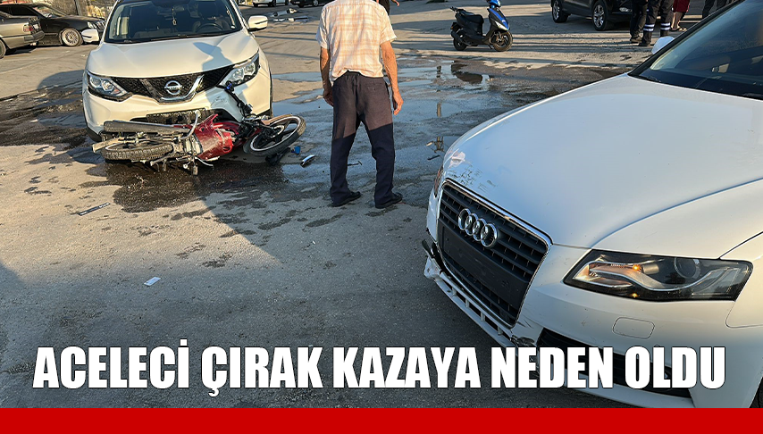 Aceleci Çırak Kazaya Neden Oldu