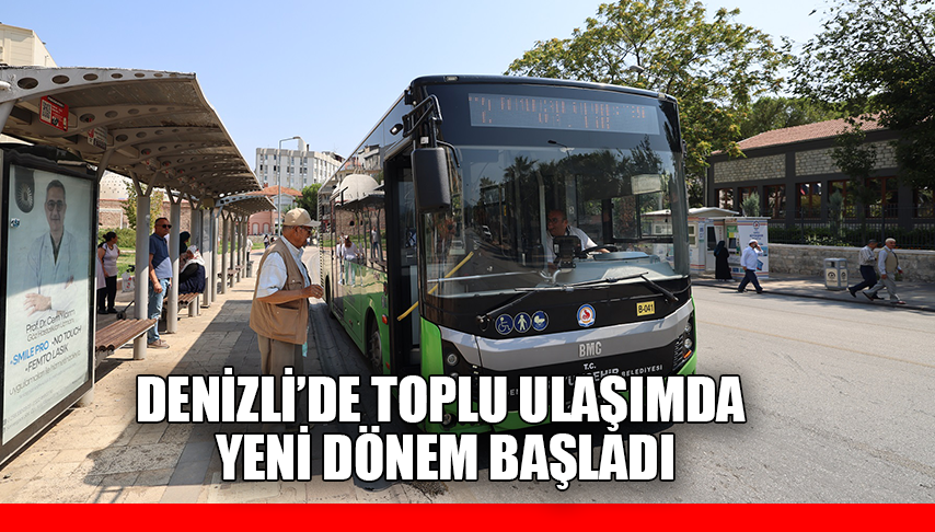 Toplu ulaşımda yeni dönem